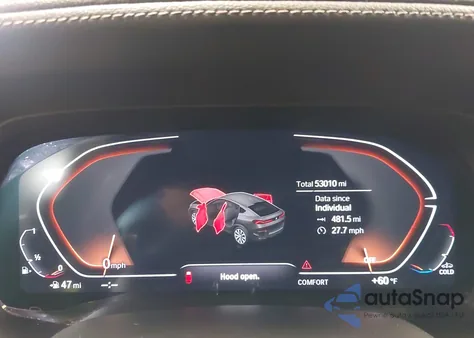 2021 BMW X6 xDrive40I from USA, damaged, VIN 5UXCY6C07M9E51305